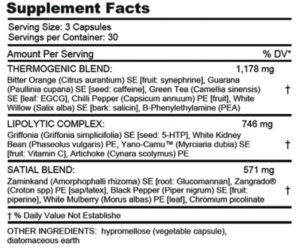 nutra burn ingredients