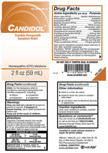 candidol ingredients