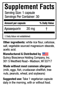 prevagen extra ingredients