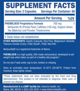 phenblue facts