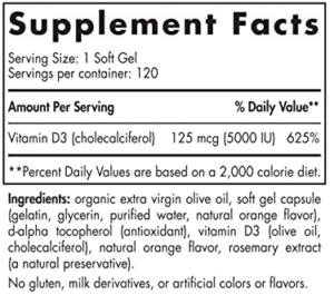 vitamin d3 ingredients