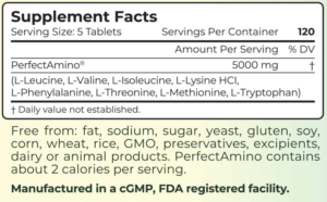 perfect amino ingredients