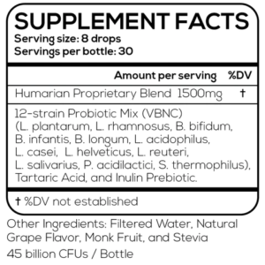 Probonix Adult Ingredients