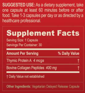 pb30caps supplement facts