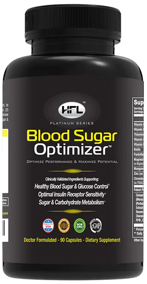 Blood Sugar Optimizer metabolic support supplement bottle