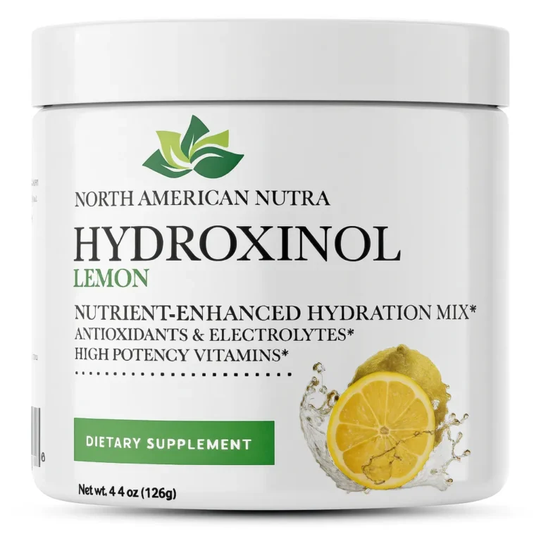 Hydroxinol lemon hydration drink mix container