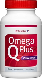 Omega Q Plus with Resveratrol (60 softgels)