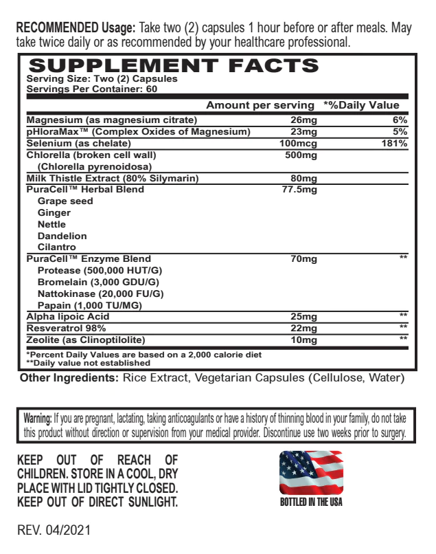 puracell ingredients puracell ingredients