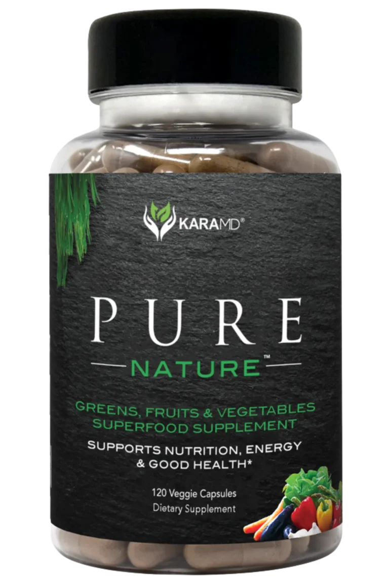 Plant-based greens supplement with fruits and vegetables for daily wellness support