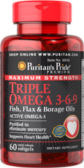 Triple Omega 3-6-9 (60 softgels)
