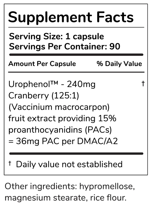 utiva cranberry ingredients utiva cranberry ingredients